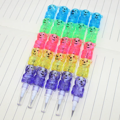 Kids Bear Lead Stacking Pencils Set (5 Pack) by HitMyNeed