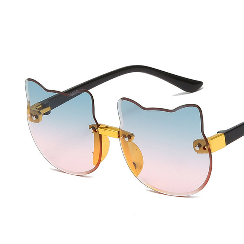 Kids Bear Sunglasses with UV400 Protection green-pink by HitMyNeed