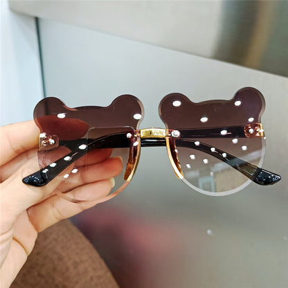 Kids Bear Sunglasses with UV400 Protection q07 by HitMyNeed