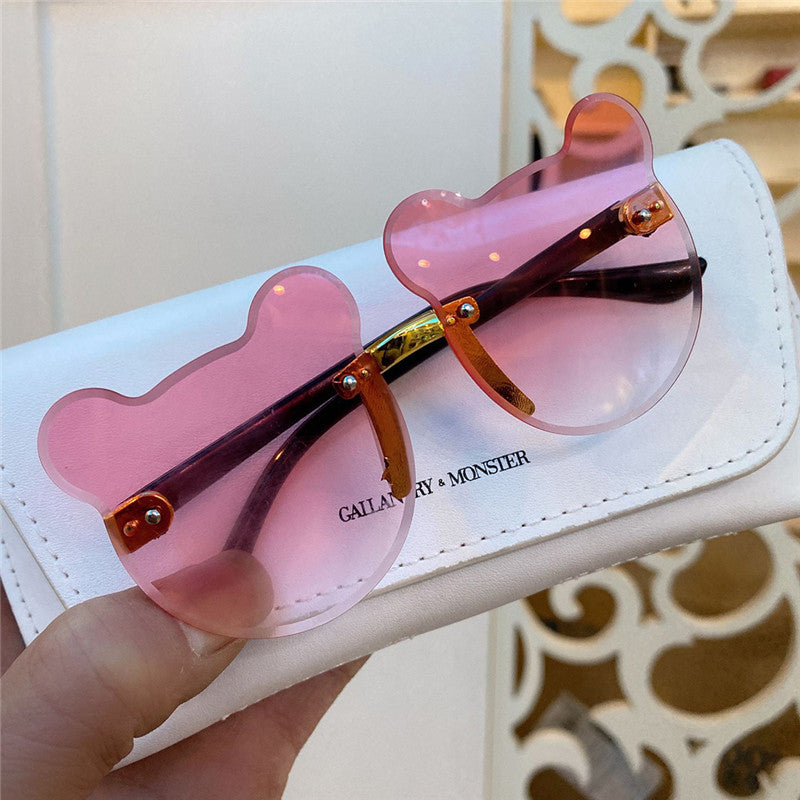 Kids Bear Sunglasses with UV400 Protection q08 by HitMyNeed