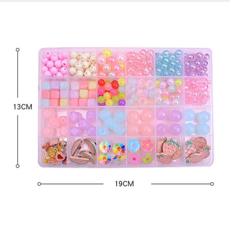 Kids Bracelet Making Kit with Beads and Charms by HitMyNeed