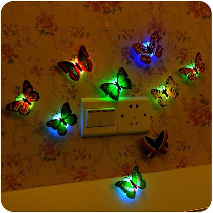 Kids Butterfly Wall Stick-On Night Lights (Set of 5) by HitMyNeed