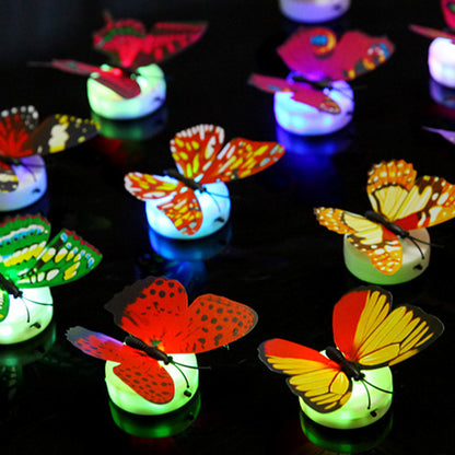 Kids Butterfly Wall Stick-On Night Lights (Set of 5) by HitMyNeed
