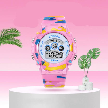 Kids Camouflage Sports Digital Watch with Alarm by HitMyNeed