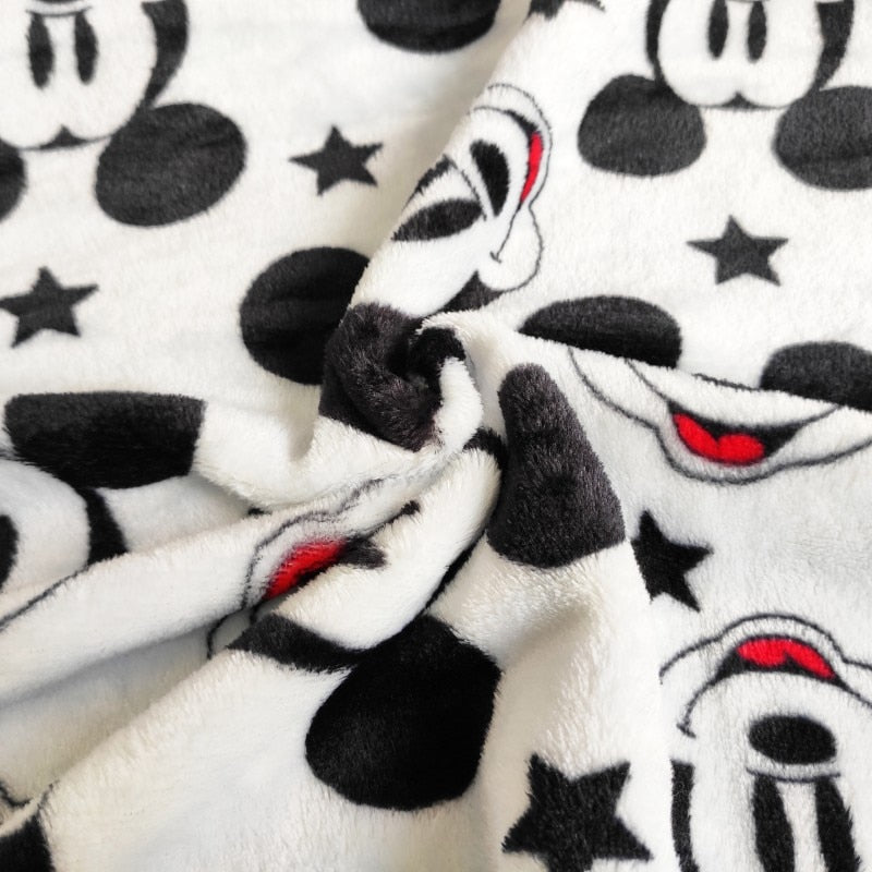 Kids Cartoon Throw Blanket Soft Flannel 85 x 100cm by HitMyNeed