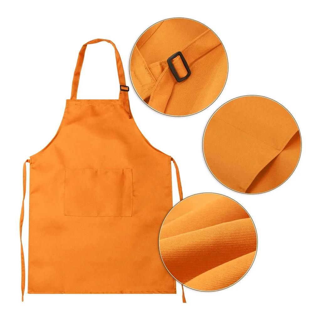 Kids Chef Apron and Hat Set with Front Pocket by HitMyNeed