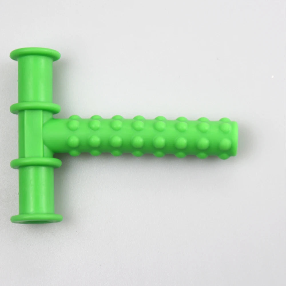 Kids Chewing Tube Speech Therapy Oral Motor Tool ru002-green by HitMyNeed