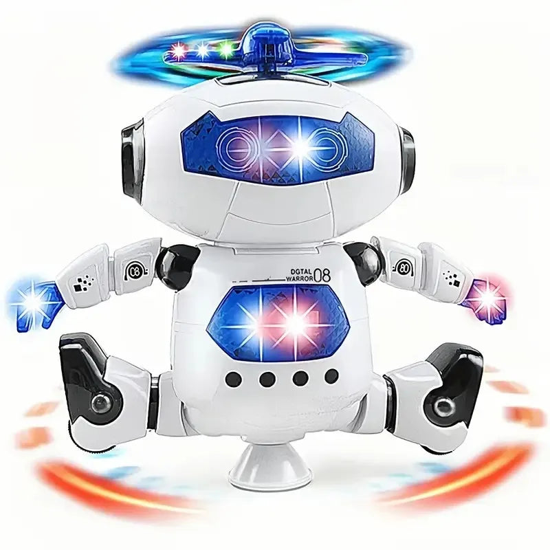 Kids Dancing Robot Toy with Music and LED Lights by HitMyNeed