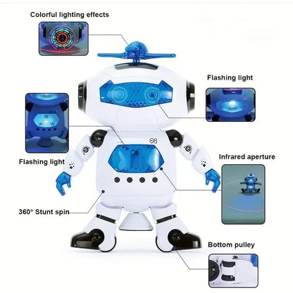 Kids Dancing Robot Toy with Music and LED Lights by HitMyNeed