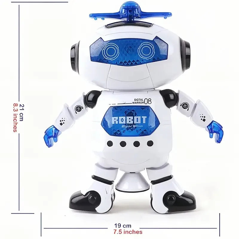 Kids Dancing Robot Toy with Music and LED Lights by HitMyNeed