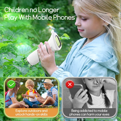 Kids Digital Microscope 1000x with Screen & Camera by HitMyNeed