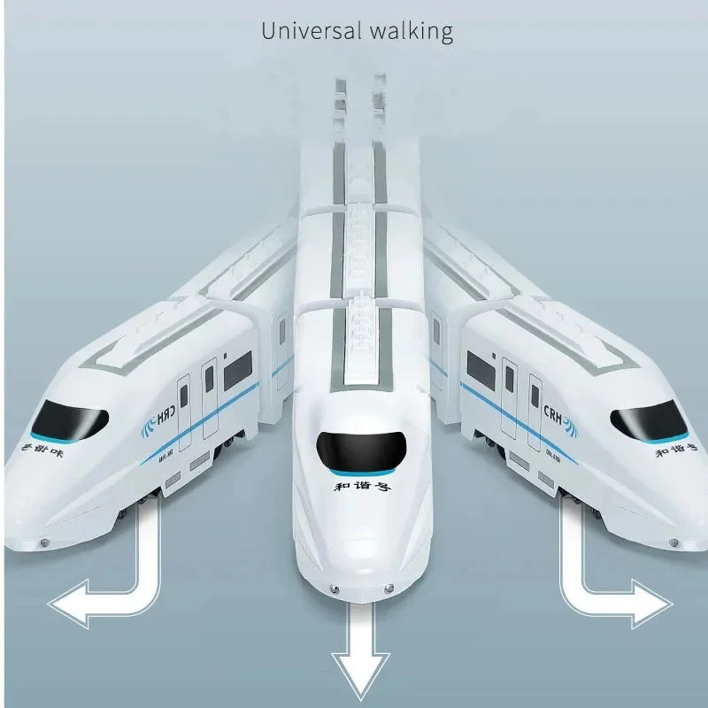Kids Electric High-Speed Train Toy with Lights & Sound by HitMyNeed