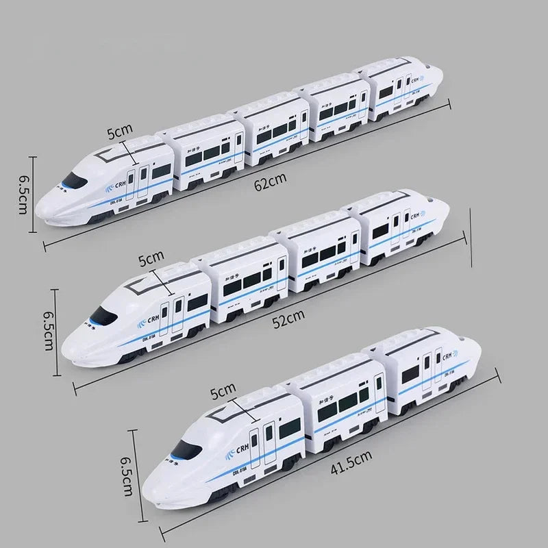 Kids Electric High-Speed Train Toy with Lights & Sound by HitMyNeed