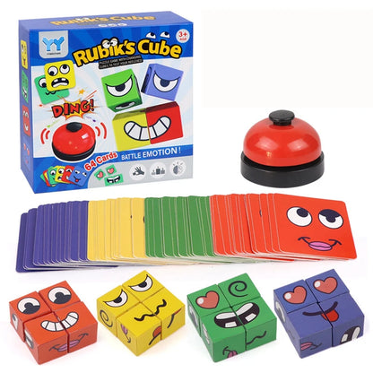 Kids Expression Puzzle Blocks Montessori Game by HitMyNeed