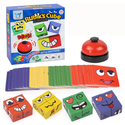 Kids Expression Puzzle Blocks Montessori Game by HitMyNeed