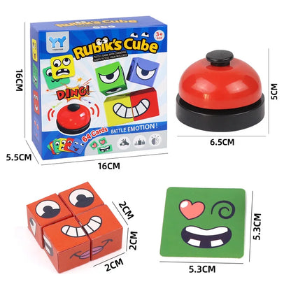 Kids Expression Puzzle Blocks Montessori Game by HitMyNeed