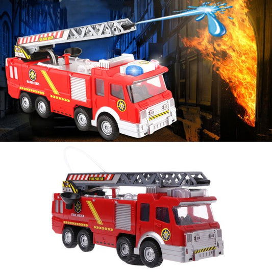 Kids Firetruck Toy with Lights, Sounds & Water Spray by HitMyNeed