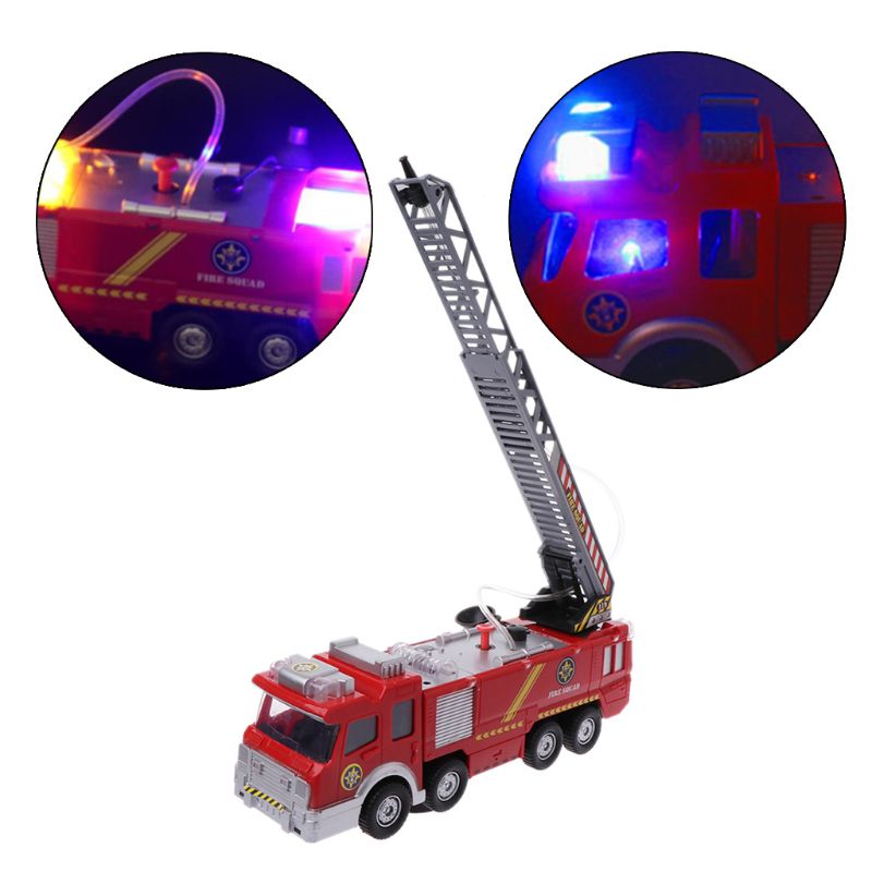 Kids Firetruck Toy with Lights, Sounds & Water Spray by HitMyNeed