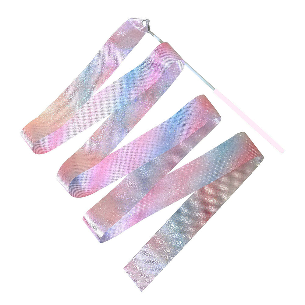 Kids Flashing Glitter Dance Ribbon 2m with Pole by HitMyNeed