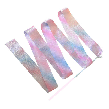 Kids Flashing Glitter Dance Ribbon 2m with Pole by HitMyNeed