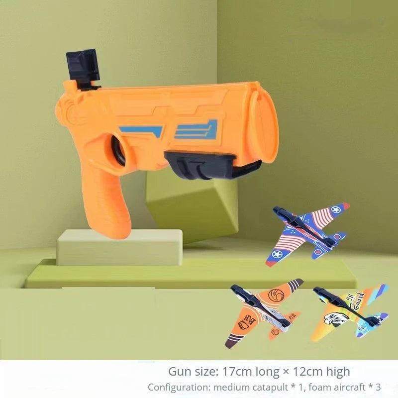 Kids Foam Aircraft Launcher Shooting Game Set 422833 by HitMyNeed
