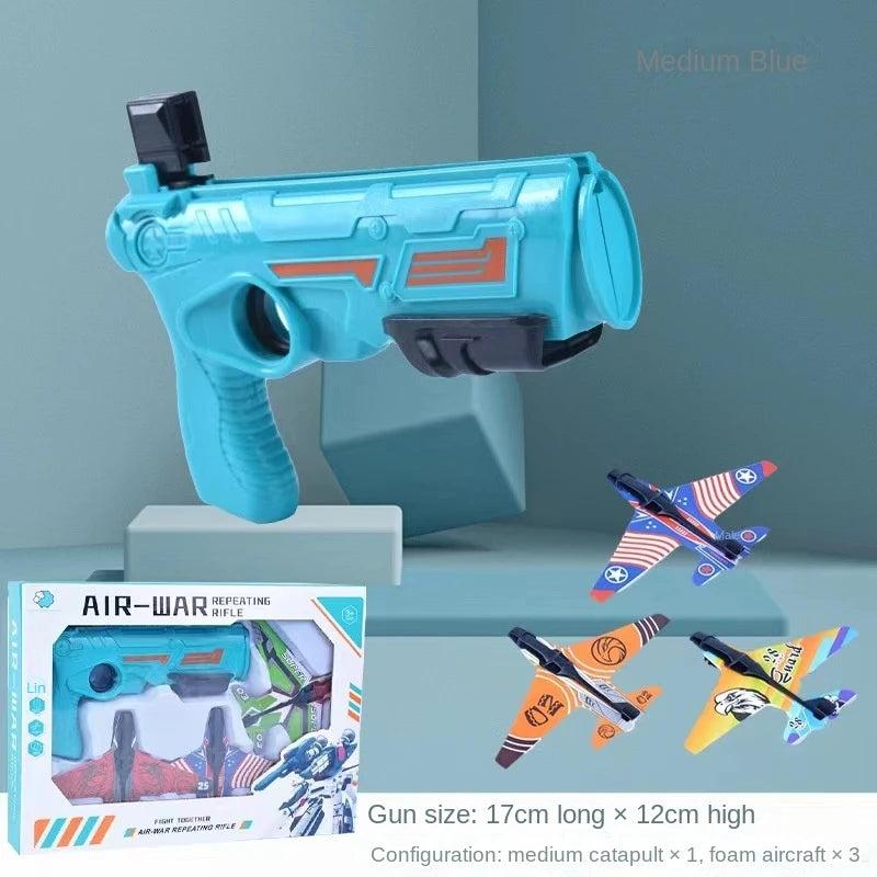 Kids Foam Aircraft Launcher Shooting Game Set by HitMyNeed