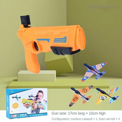 Kids Foam Aircraft Launcher Shooting Game Set by HitMyNeed