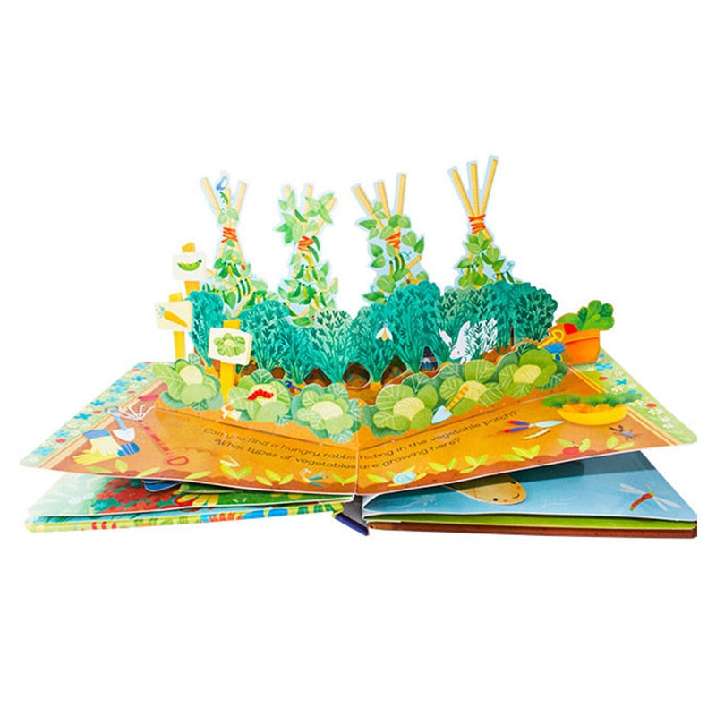 Kids Garden Pop Up Story Book (Ages 3-6) by HitMyNeed