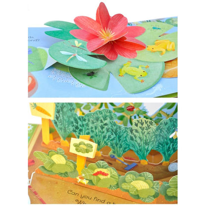Kids Garden Pop Up Story Book (Ages 3-6) by HitMyNeed