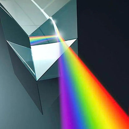 Kids Glass Triangular Prism Light Spectrum Science Toy by HitMyNeed