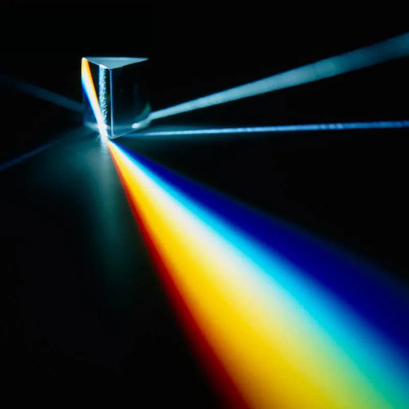 Kids Glass Triangular Prism Light Spectrum Science Toy by HitMyNeed