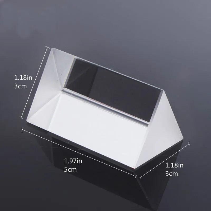 Kids Glass Triangular Prism Light Spectrum Science Toy by HitMyNeed