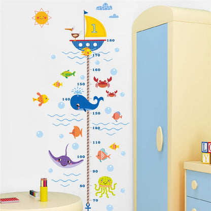 Kids Growth Chart Wall Sticker for Nursery & Bedroom by HitMyNeed