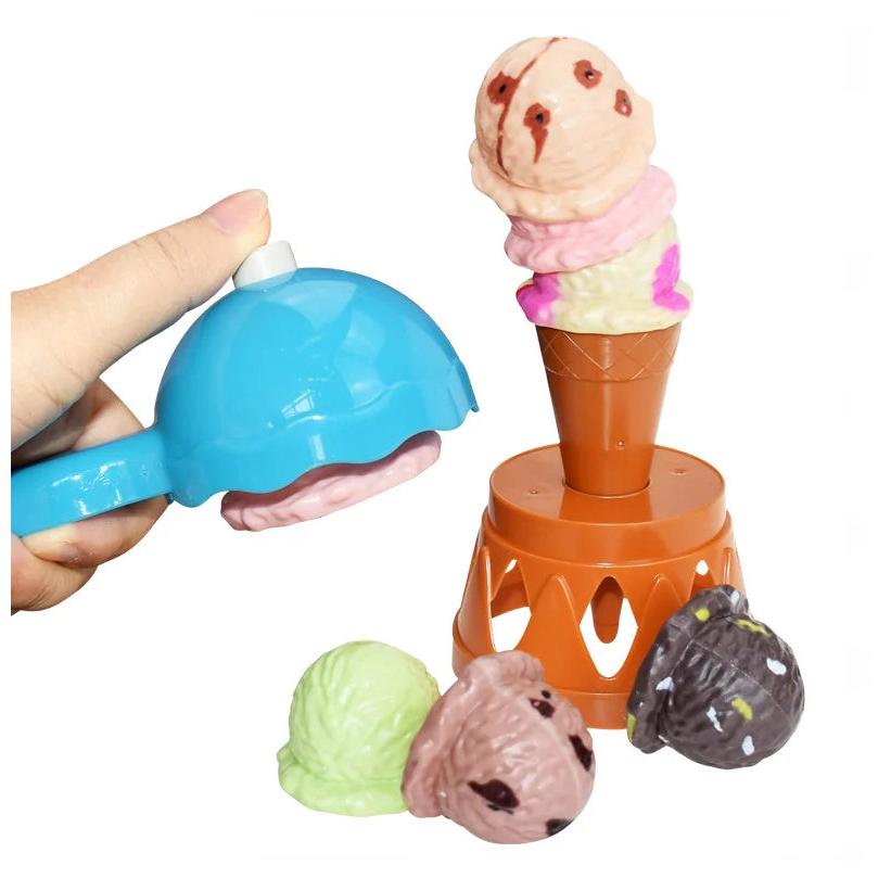 Kids Ice Cream Stack-Up Pretend Play Set by HitMyNeed