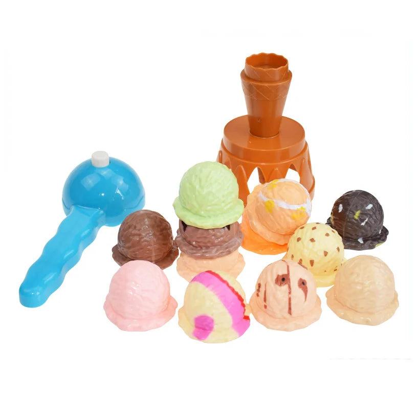 Kids Ice Cream Stack-Up Pretend Play Set by HitMyNeed