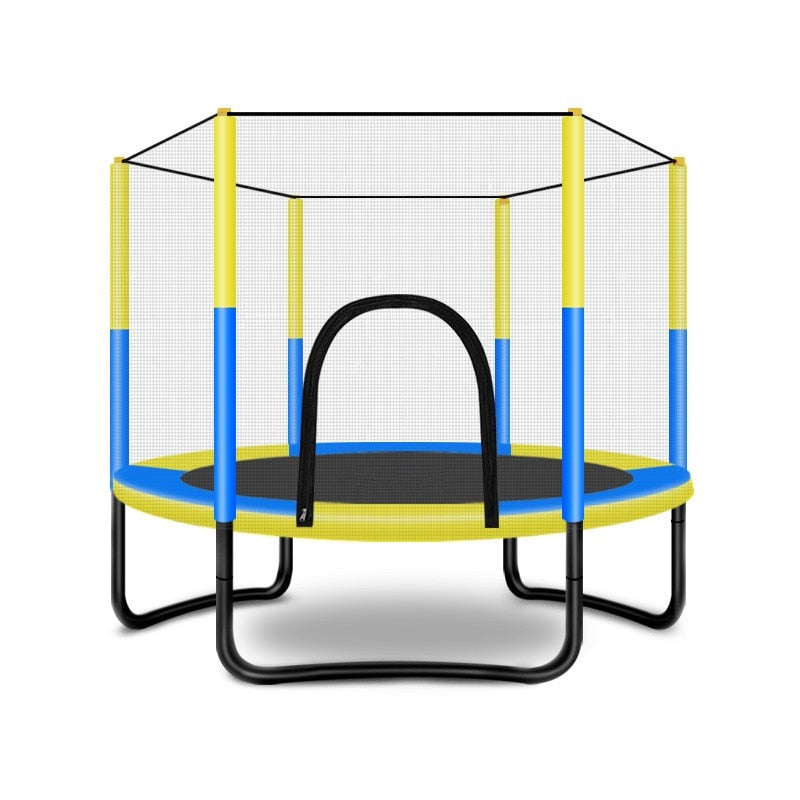 Kids Indoor Trampoline with Safety Net, 60 Inch by HitMyNeed