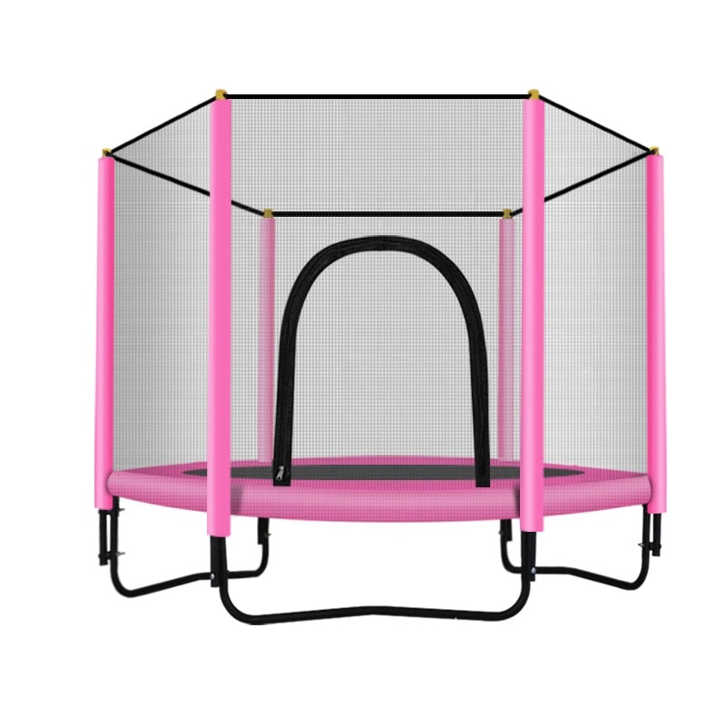 Kids Indoor Trampoline with Safety Net, 60 Inch by HitMyNeed