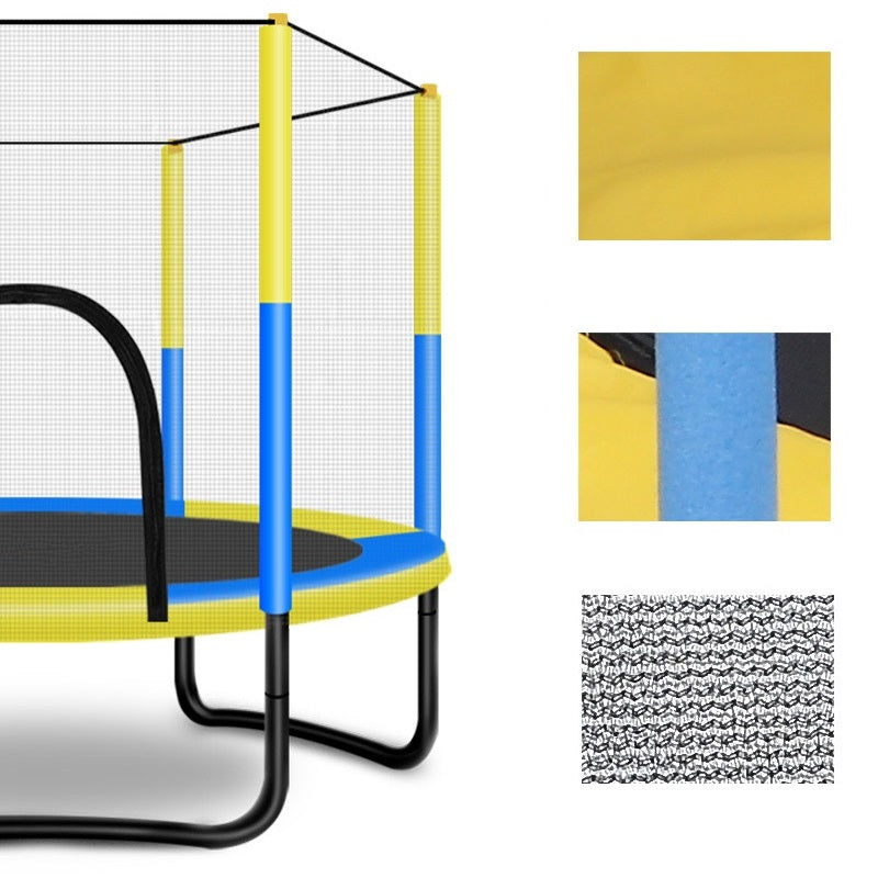 Kids Indoor Trampoline with Safety Net, 60 Inch by HitMyNeed