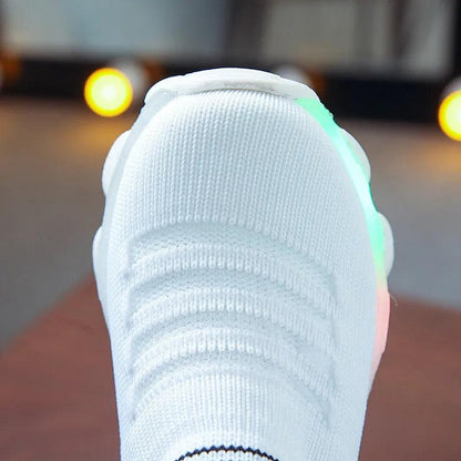 Kids LED Light-Up Sports Sneakers for Boys & Girls by HitMyNeed