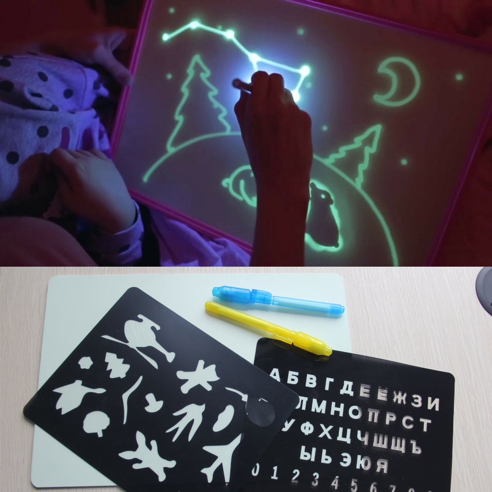 Kids Magic Night Light Drawing Board by HitMyNeed