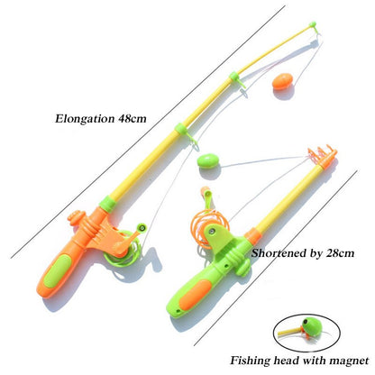 Kids Magnetic Fishing Toy Set with Rod (7pcs) by HitMyNeed