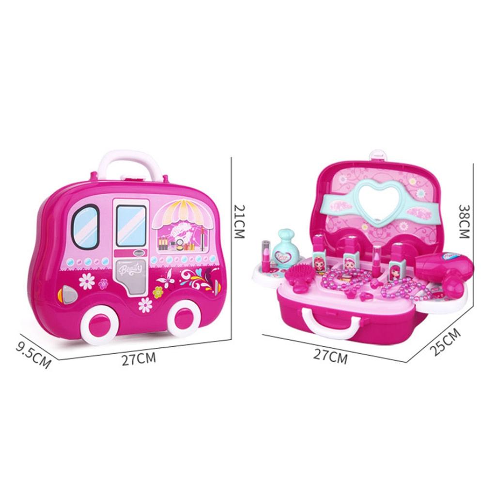 Kids Makeup Kit Pretend Play Trolley Set by HitMyNeed