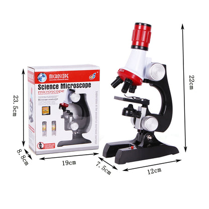 Kids Microscope Science Learning Set, 100x-1200x by HitMyNeed