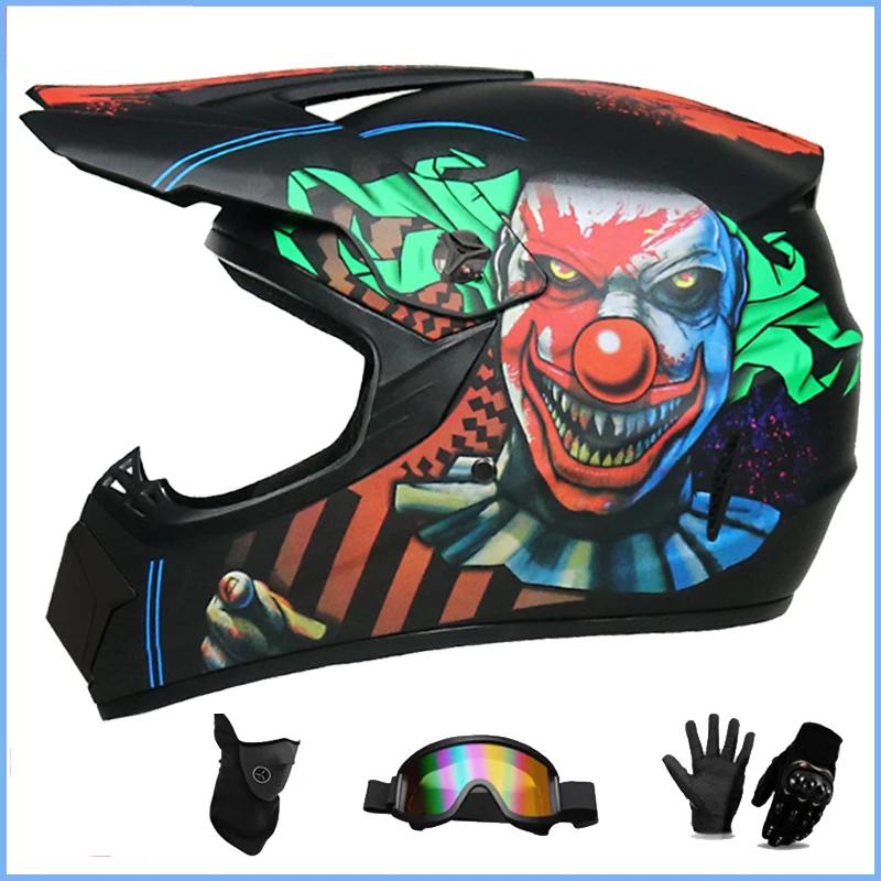 Kids Motocross Helmet Set with Goggles & Gloves by HitMyNeed