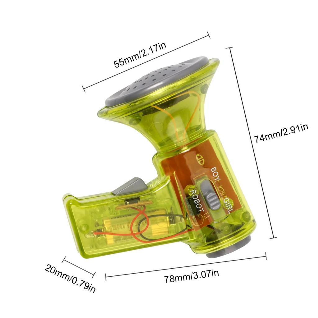 Kids Multi Voice Changer Toy with 3 Voice Effects by HitMyNeed