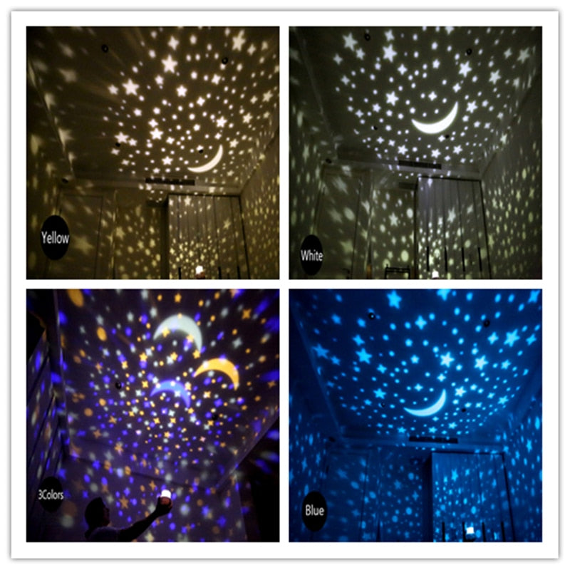 Kids Night Light Projector with Rotating Galaxy by HitMyNeed