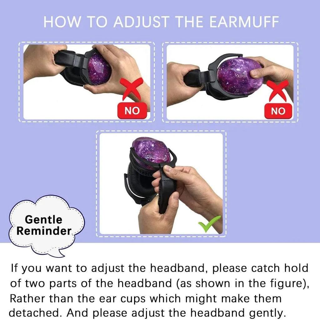 Kids Noise Reduction Ear Muffs for Hearing Protection by HitMyNeed
