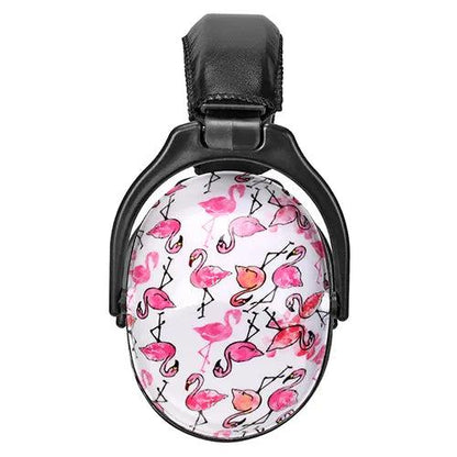Kids Noise Reduction Ear Muffs for Hearing Protection flamingo by HitMyNeed