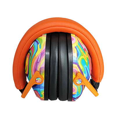 Kids Noise Reduction Earmuffs NRR 25dB Adjustable orange by HitMyNeed