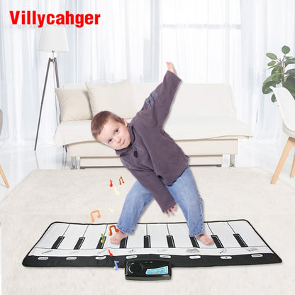 Kids Piano Mat Musical Floor Toy 110 x 36 cm by HitMyNeed